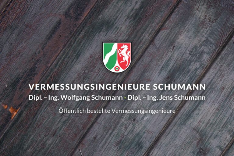 Vermessungsingenieure Schumann · Logo-Entwicklung · Corporate Design · Webdesign · Grafikstudio Carreira · Susi Carreira · Werbeagentur Bad Oeynhausen · Minden · Bünde
