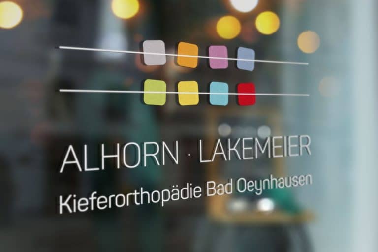 Alhorn & Lakemeier · Praxismarketing · Praxisbeschriftung · Logo-Design · Grafikstudio Carreira · Susi Carreira · Werbeagentur Bad Oeynhausen · Minden · Bünde